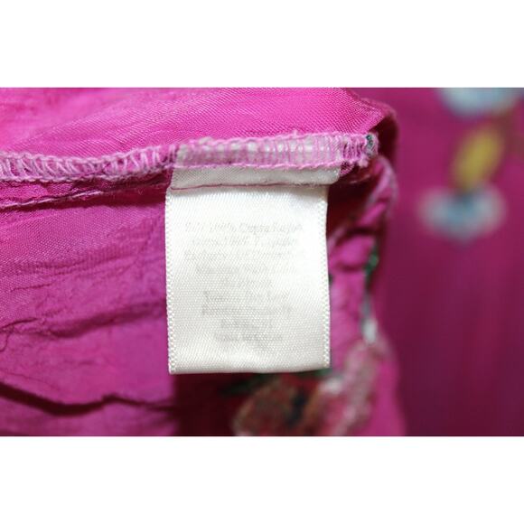 *Damaged* Johnny Was Floral Embroidered Molly Pleated Tunic Plus Size 1X HW6561 - Picture 6 of 14